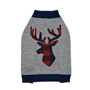 NWT Vibrant Life Deer Print Dog Sweater Medium